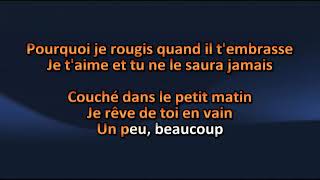 Les BB  Tu ne sauras jamais  Karaoke  Lyrics [upl. by Navonod464]