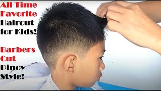 Filipino Style BARBERS CUT Short Taper Fade  Haircut Tutorial  Filipino Barber [upl. by Guarino]