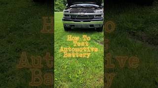 How To Test Automotive Battery Easily🪫 [upl. by Rauscher671]