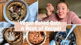 Vegan Baked Oats For A Week [upl. by Carothers]