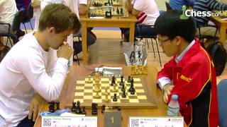 World Blitz Championship Magnus Carlsen vs Le Quang Liem [upl. by Noskcaj]