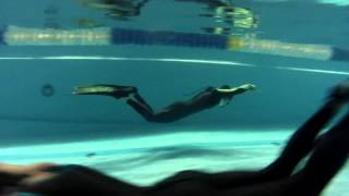 Freediving  Trening 8 x 50m [upl. by Onaivlis]