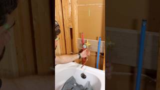 Tub Shower Valve Installation Tips  shorts homerepairtutor [upl. by Atterahs]