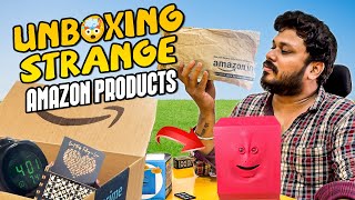 Amazonல இப்டி கூட Products இருக்கா  Unboxing Weird Products 😱🎁  Vj Siddhu Vlogs [upl. by Schenck764]