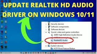 How to Download and Install Realtek HD Audio Manager amp Driver on Windows 10 Windows 11 [upl. by Ike]