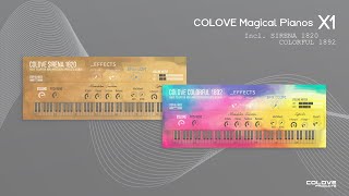 COLOVE Products  Pianos X1 Colorful and Sirena  Update 21 [upl. by Garvy920]