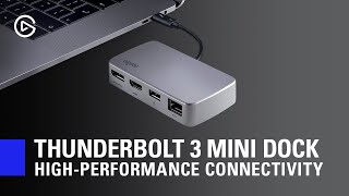 Elgato Thunderbolt 3 Mini Dock Introduction and Overview [upl. by Yllas]