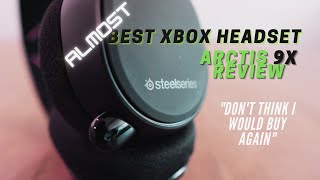 Steel Series Arctis 9x Wireless Xbox Headset Review  Almost best in class [upl. by Kore]