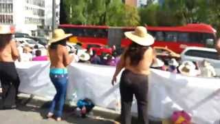 Manifestación de Los 400 pueblos en Insurgentes y Reforma [upl. by Baker]