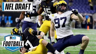 Highlights Michigan Defensive Lineman Aidan Hutchinson  Big Ten Football in the 2022 NFL Draft [upl. by Courtney]