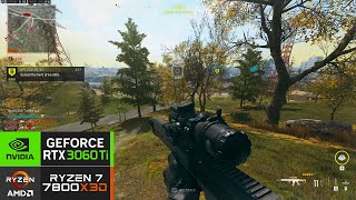 Warzone 3 l RTX 3060 Ti  Ryzen 7 7800X3D l 1440p ULTRA Settings DLSS ON [upl. by Wildee]