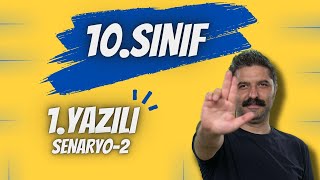 10SINIF  1Yazılı  SENARYO2  100 Almak İsteyenlere  RÜŞTÜ HOCA [upl. by Odilia]