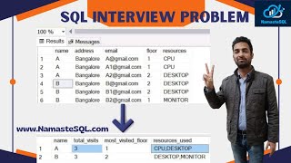 Complex SQL 3  Scenario based Interviews Question for Product companies [upl. by Adleremse415]