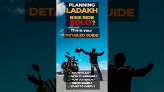 Ultimate Ladakh Bike Trip Guide  2024 Watch This Before You Go ladakhbiketrip shorts [upl. by Nada]