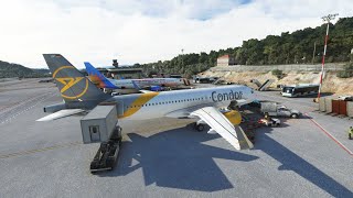 Microsoft Flight Simulator  Skiathos Airport Review Orbx Review Link in Description [upl. by Amie15]