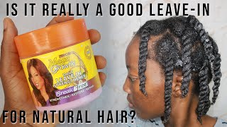 BEST LEAVEIN CONDITIONER FOR NATURAL HAIRMega Growth LeaveIn Conditioner Review [upl. by Biggs]