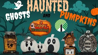 5 Must See Dollar Tree Haunted Ghost amp Pumpkin DIYs • Halloween JuneOWeen Summerween Code Orange [upl. by Nylyoj]