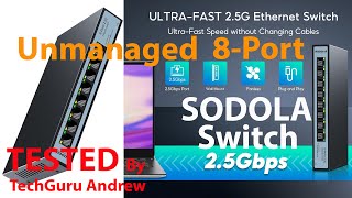 SODOLA 8 Port Unmanaged 25G Switch [upl. by Barrie]