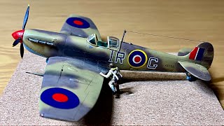 Spitfire MkVbTROP Aboukir Filter  Ian Gleed  HOBBY BOSS 172 [upl. by Smalley440]