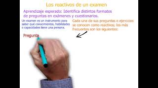 LOS REACTIVOS DE UN EXAMEN [upl. by Russell479]