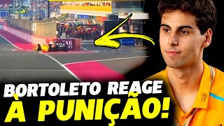 FUTURO DO BRASIL NA F1 BORTOLETO REAGE À PUNIÇÃO QUE TIROU VITÓRIA NO CATAR  FÓRMULA 1 GP EM CASA [upl. by Deedahs]