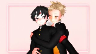 MMD Boys a liar  Umeji X Budo  ⟪ Yandere Simulator ⟫ [upl. by Acie]