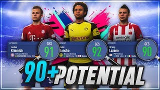 FIFA 19 DIE BESTEN TALENTE im Karrieremodus 90 Potenzial [upl. by Nikolas]