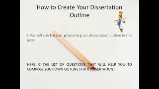 How to Create Your Dissertation Outline [upl. by Hsizan]