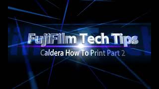 Caldera RIP How to Print a job Part 2 Color Management and Image manipulation [upl. by Ardnuasac632]