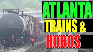 Atlanta Railfanning Part 2  NS amp HOBOS [upl. by Gowon]