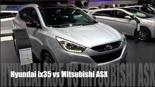 Hyundai ix35 vs Mitsubishi ASX [upl. by Rocca]