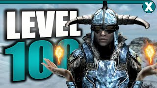 Level 100 DESTRUCTION Instantly in SKYRIM [upl. by Mahau]