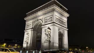 Arc de Triomphe at Night [upl. by Iaria]