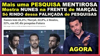 Mais uma PESQUISA MENTIROSA mostra PABLO MARÇAL em Segundo [upl. by Sigsmond558]