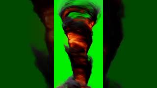 Fire tornado plus meteor effects Special effectsGreen screen material [upl. by Noman]