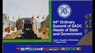 44TH SADC SUMMIT FOR HEADS OF STATE AND GOVERNMENT IN ZIMBABWE [upl. by Iuq497]