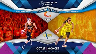 UMMC Ekaterinburg v ZVVZ USK Praha  Full Game  EuroLeague Women 202122 [upl. by Dolli428]