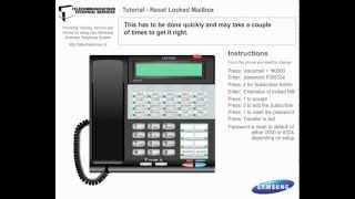 Voicemail Reset Locked Mailbox  Business Phone Systems Calgary [upl. by Alia]