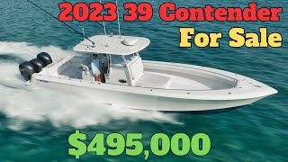 39 Contender ST Center Console Boat For Sale  39st Contender Walkthrough [upl. by Miltie732]