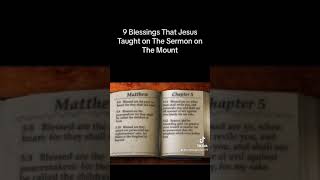 Jesus Taught The Sermon on The Mount That Lists 9 Blessings For The Church [upl. by Bela]