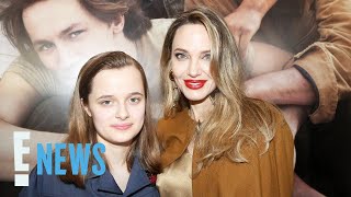 Angelina Jolies Daughter Vivienne Joins Mom on the Red Carpet  E News [upl. by Leaw]