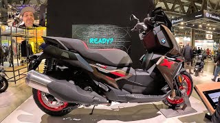 BMW C 400 X Rugged maxi adventure urban scooter motorcycle moto motor bike C400 X walkaround V2238 [upl. by Delahk]