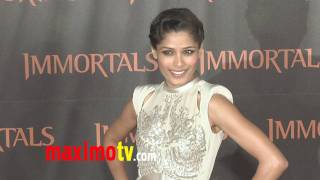 Freida Pinto quotImmortalsquot World Premiere Red Carpet [upl. by Asiole]