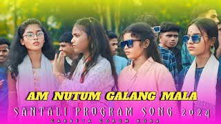 AM NUTUM GALANG MALA SANTALI SONG  SANTALI PROGRAM SONG 2024  GARBETAGOROMKORA [upl. by Thilde]