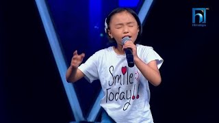 Pema dechan Tamang dada pakha chhaharale  the voice kids nepal [upl. by Izy]