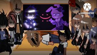 Past Michael and his classmates react to the afton family [upl. by Suckram]