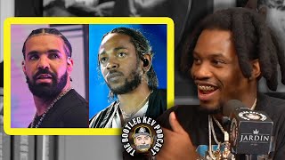 Denzel Curry INDEPTH Review of Drake vs Kendrick Lamar Battle [upl. by Delmore896]