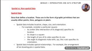 quotSpatial vs NonSpatial Dataquot GIS A brief Lecture by Gaurav Gauri Incredible Geographica [upl. by Koran]