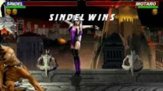 Mortal Kombat Trilogy Sindel Very Hard Champion Ladder [upl. by Brandt]