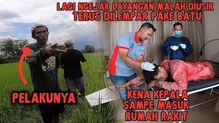 KEJADIAN HARI INI SANI LAGI NGEJAR LAYANGAN MALAH ADA YANG NGUSIR TERUS DILEMPAR PAKE BATU [upl. by Liebowitz10]